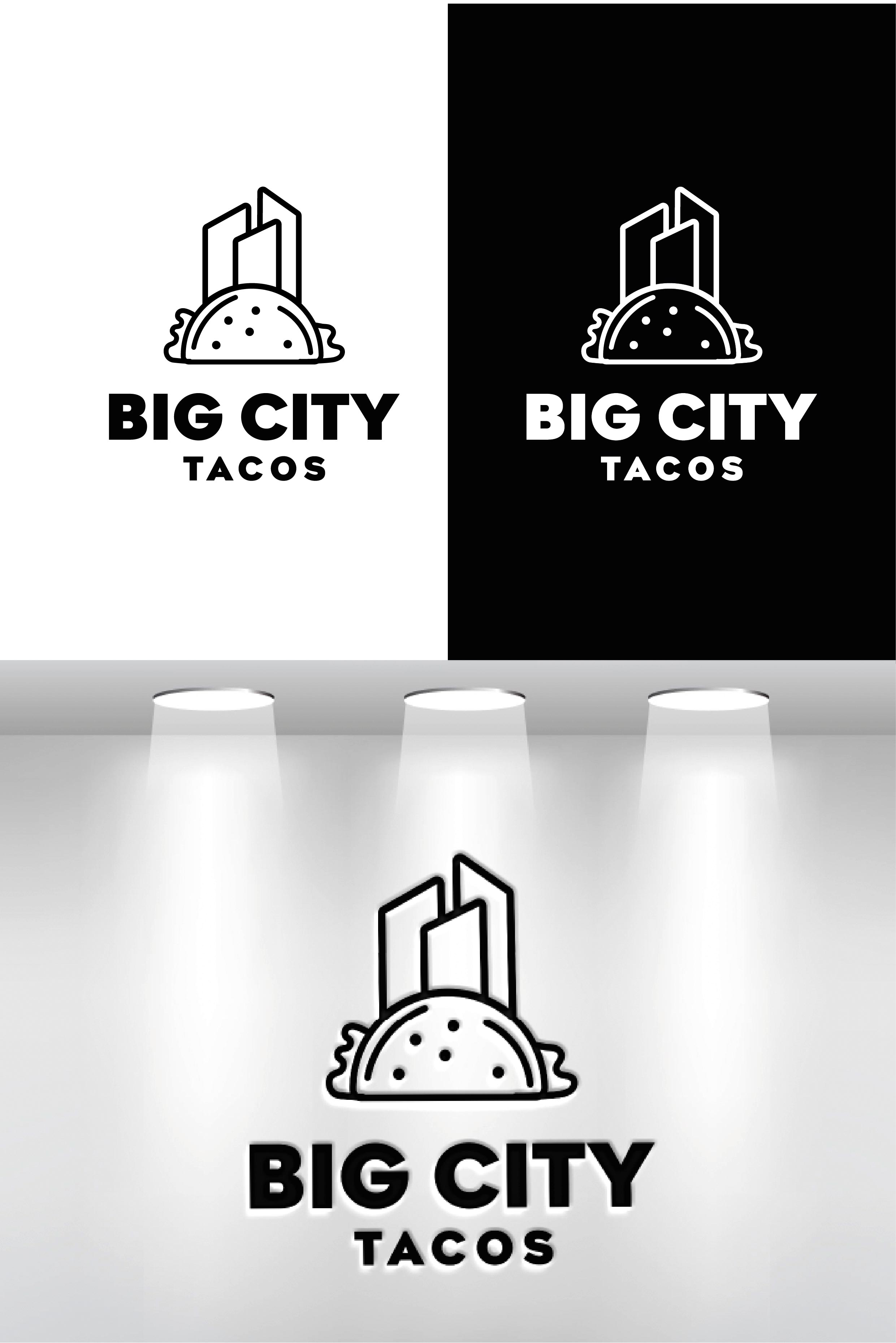 Logo Design by Anton & Persimmon for Big city tacos  | Design #31040005