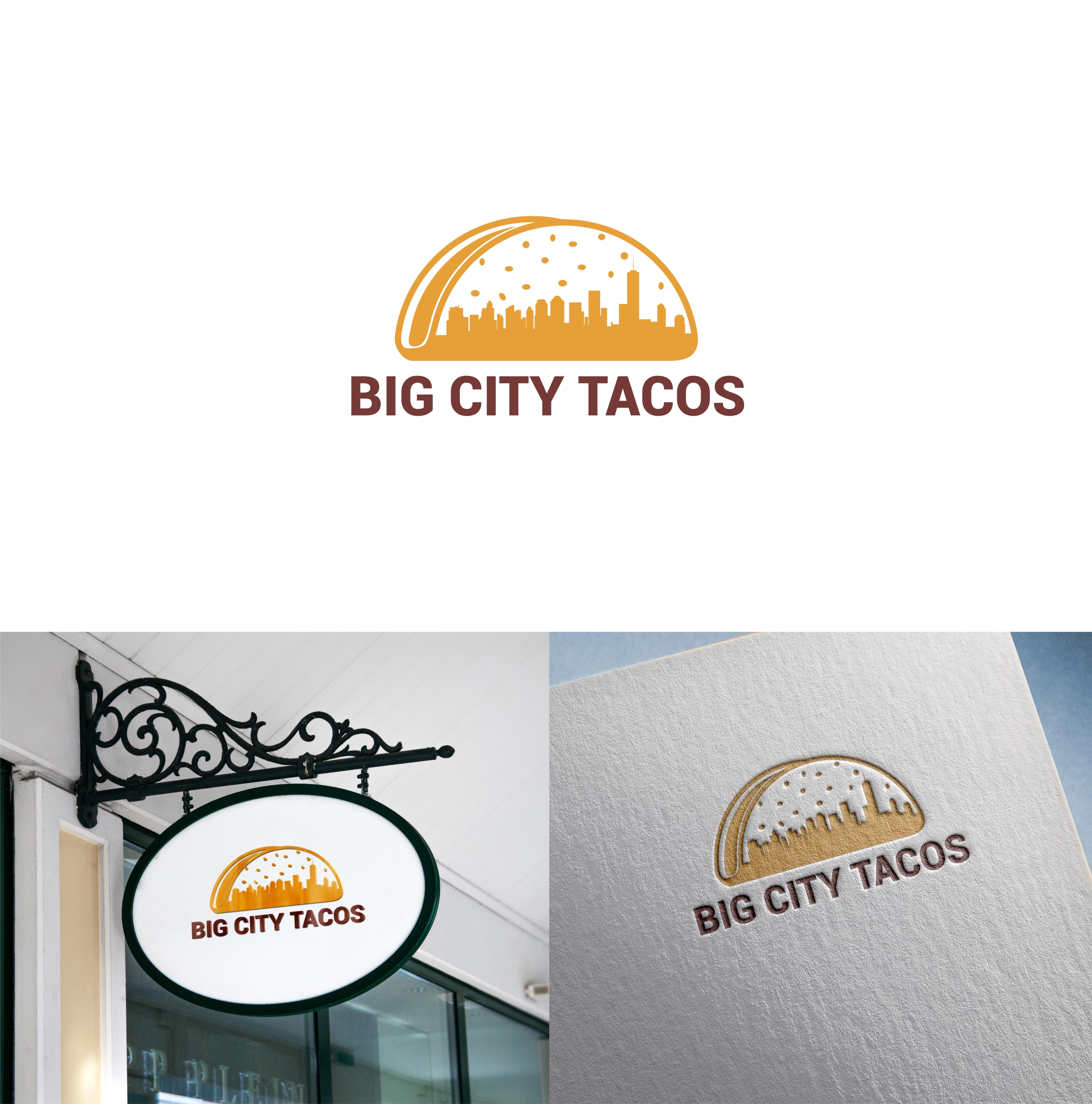 Logo Design by Joenet Jayawarna for Big city tacos  | Design #31046815