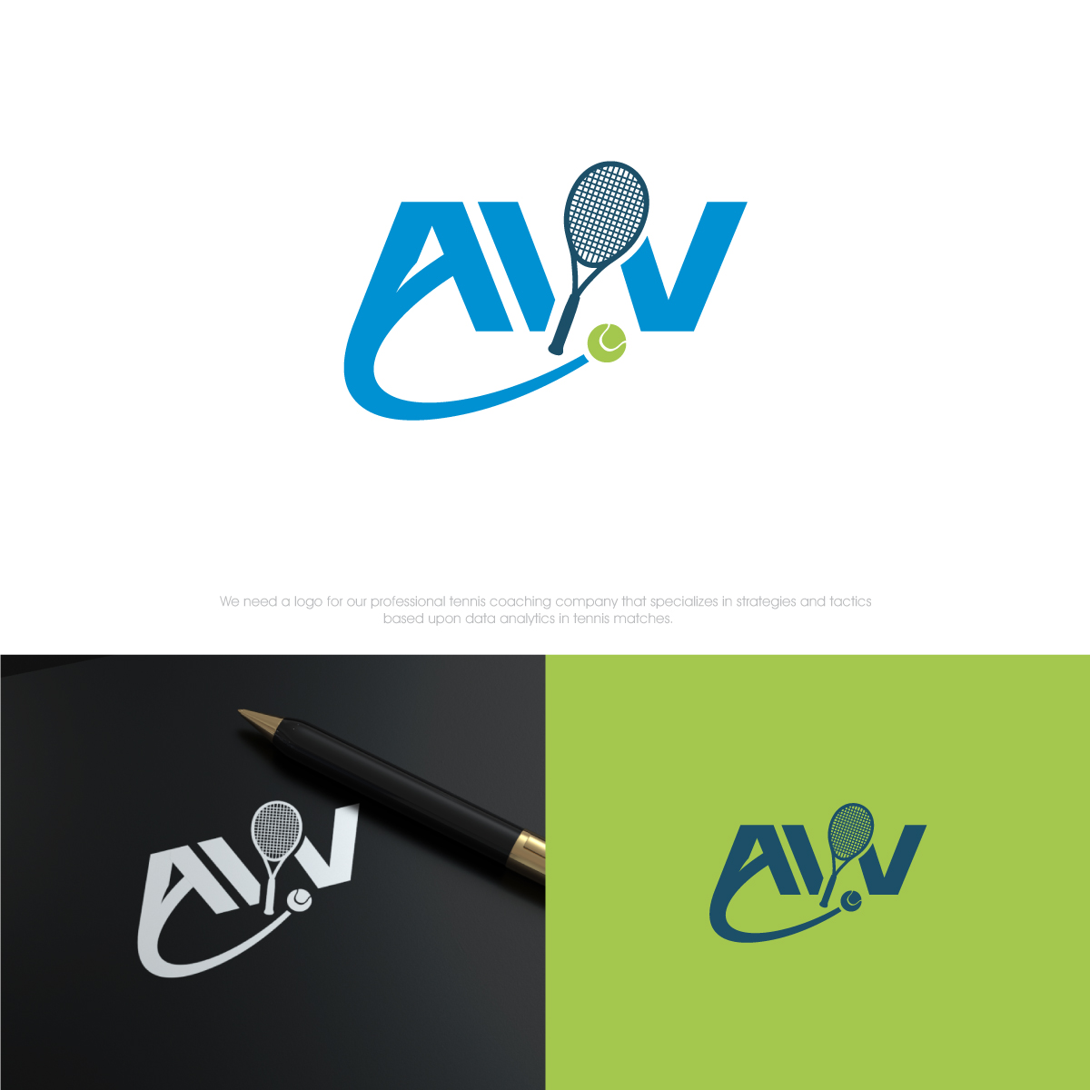 Logo Design by webeezine for Styrling Strother Tennis | Design #31020041