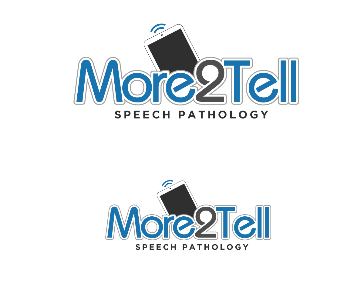 Logo Design by Paint-Tools for More2Tell Speech Pathology | Design #31022251