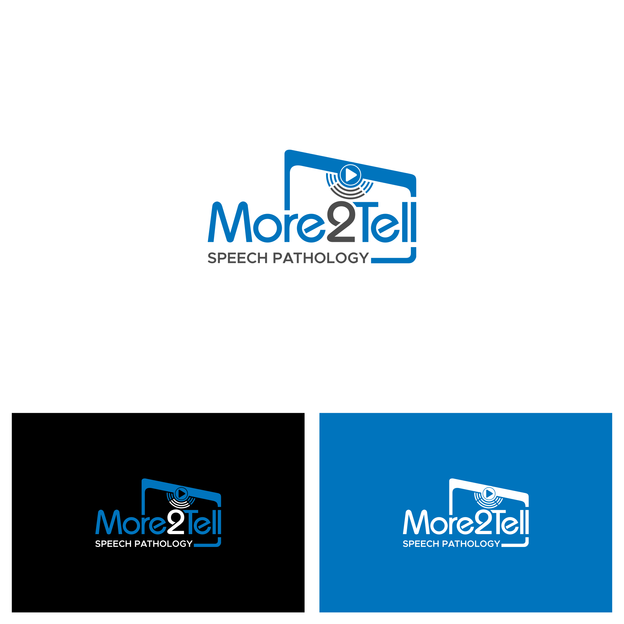 Logo Design by 3n0h99 for More2Tell Speech Pathology | Design #31021397