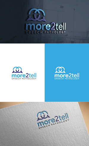 Diseño de Logo por GLDesigns para More2Tell Speech Pathology | Diseño: #31015604