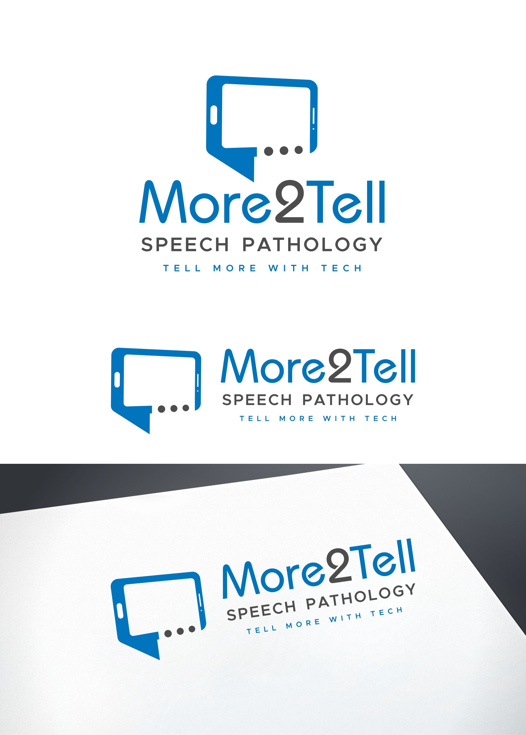 Logo Design by debdesign for More2Tell Speech Pathology | Design #31026394