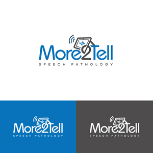 Logo Design by AbhishekkM'24 for More2Tell Speech Pathology | Design: #31022989