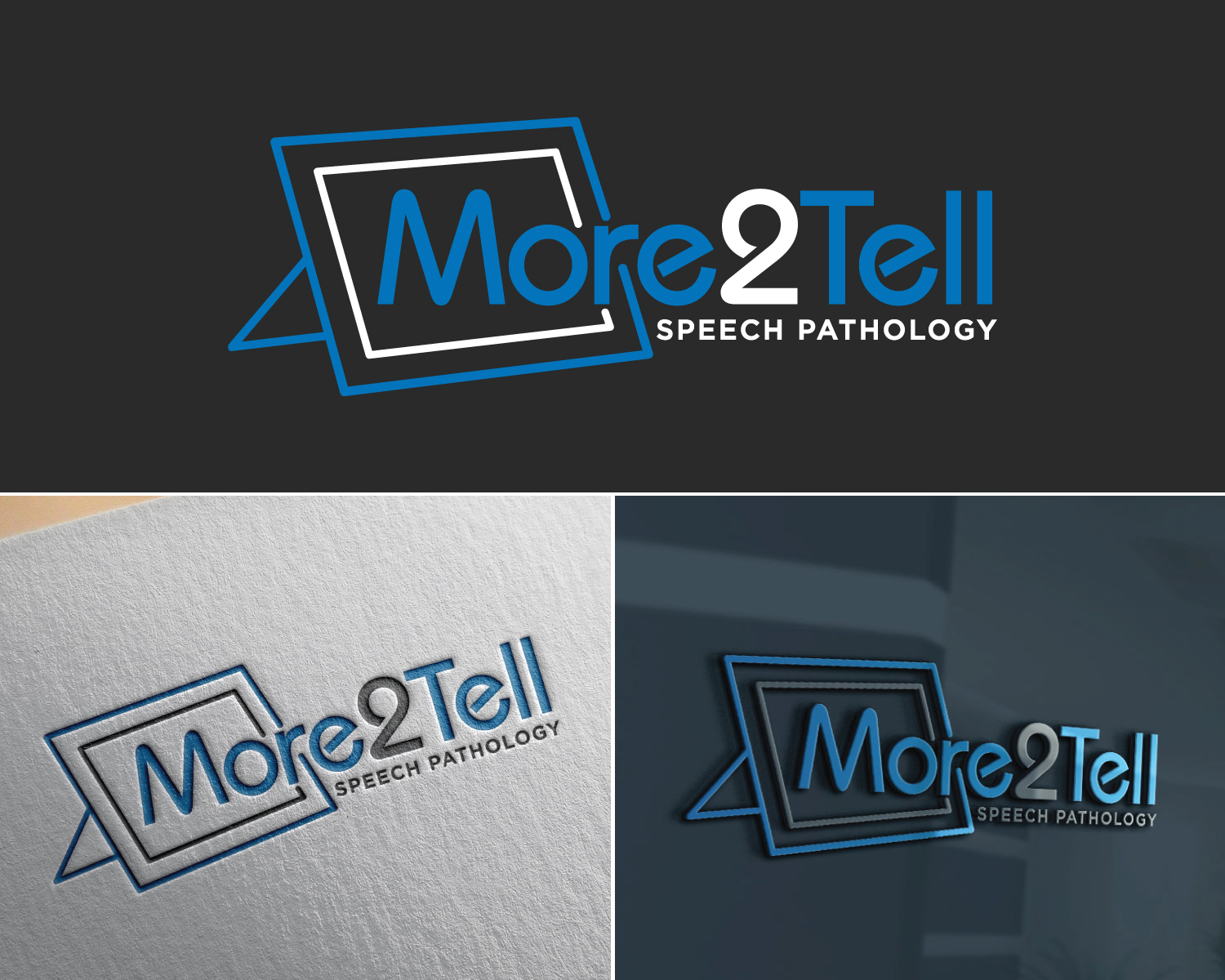 Logo Design by Atec for More2Tell Speech Pathology | Design #31023354