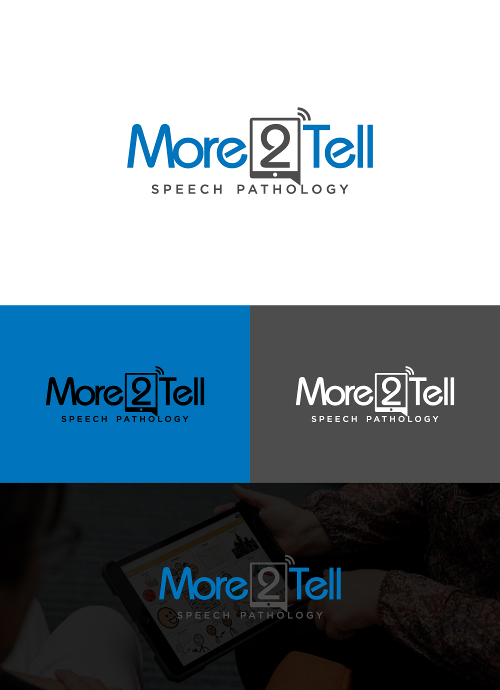 Logo Design by Kavi negi for More2Tell Speech Pathology | Design #31023773