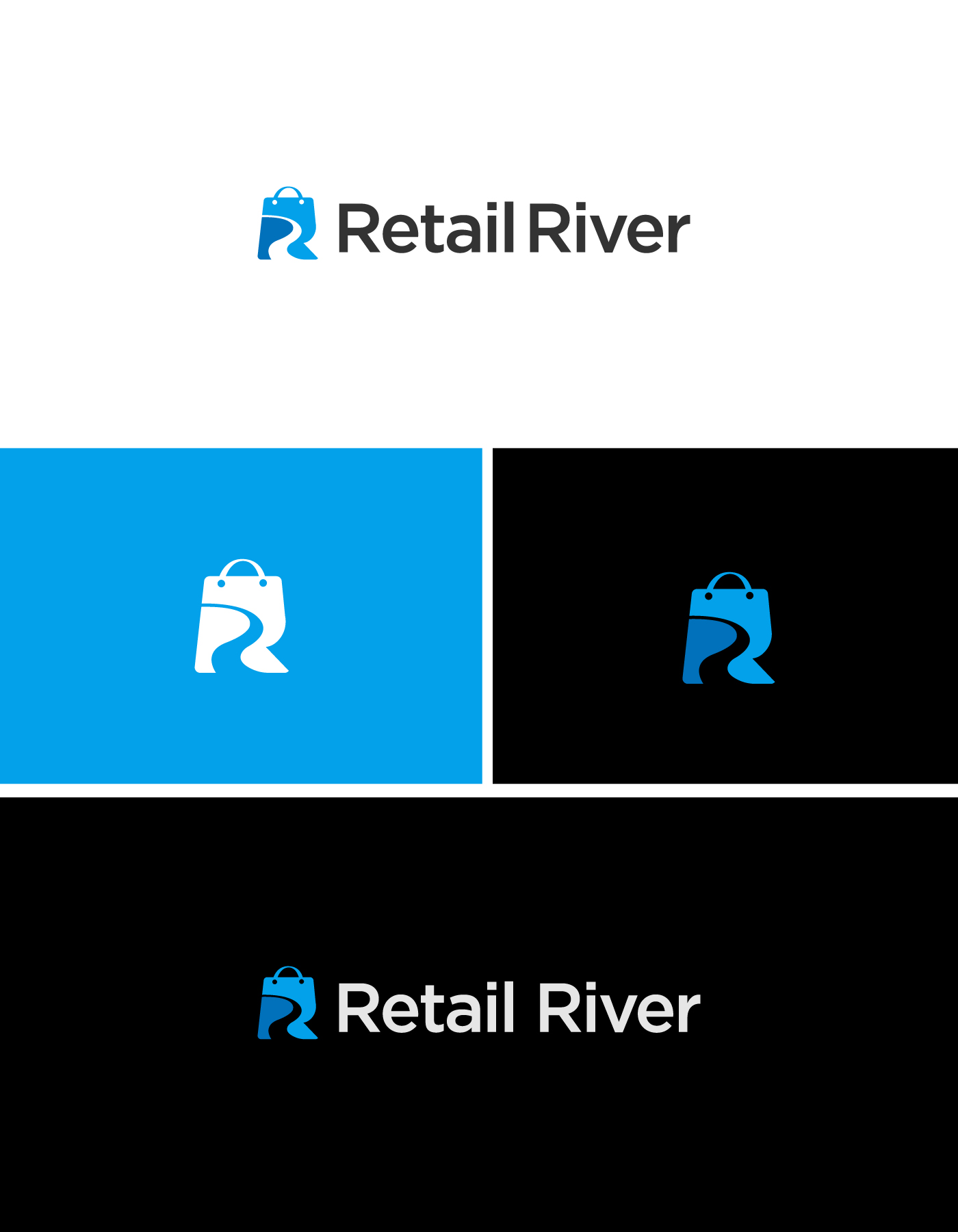 Logo Design by Farhad Kreative for Retail River | Design #31019333
