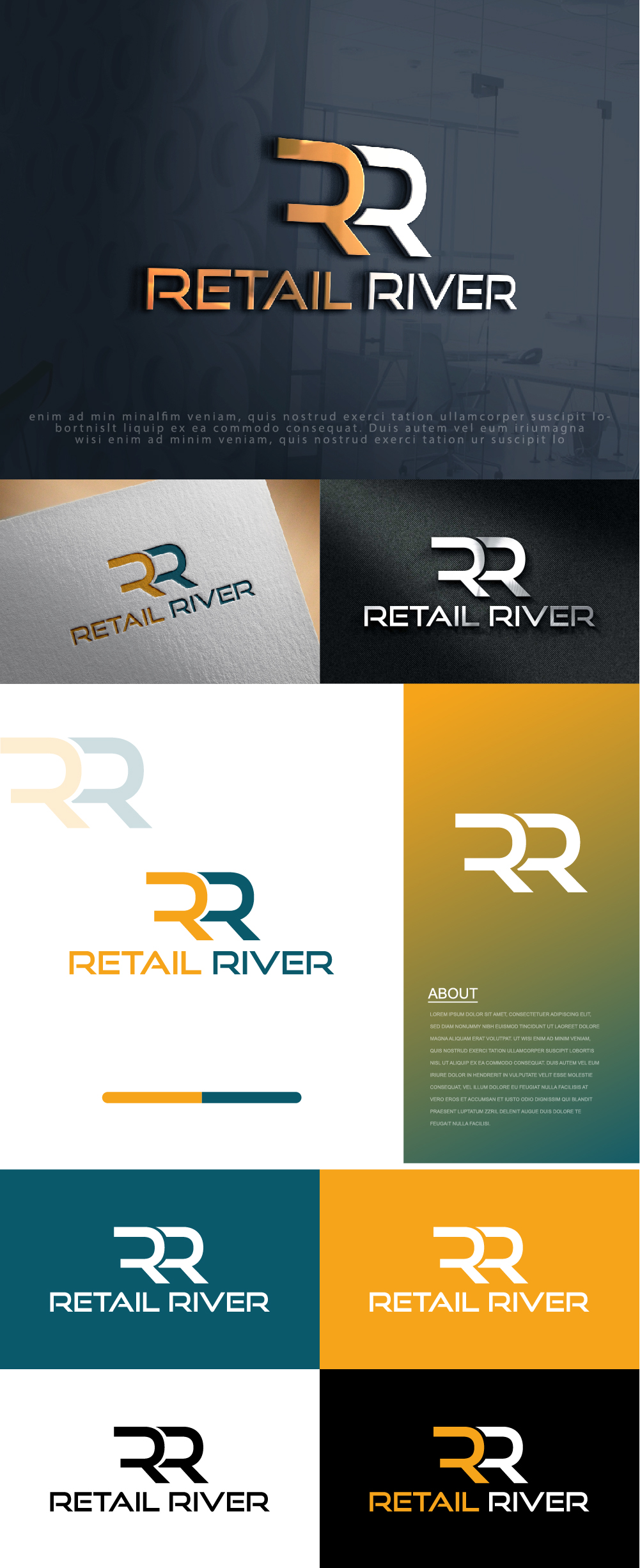 Logo Design by AlphabetZero.co.uk for Retail River | Design #31043698
