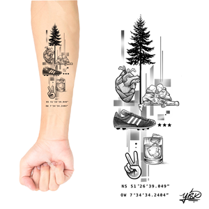Tattoo Design by El Yisk 2 for this project | Design #31021696