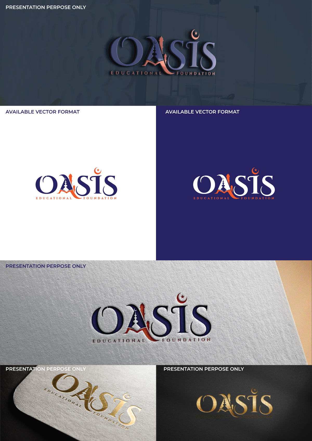Logo Design by RS_Design for Oasis Edu atioanl Foundation | Design #31019304