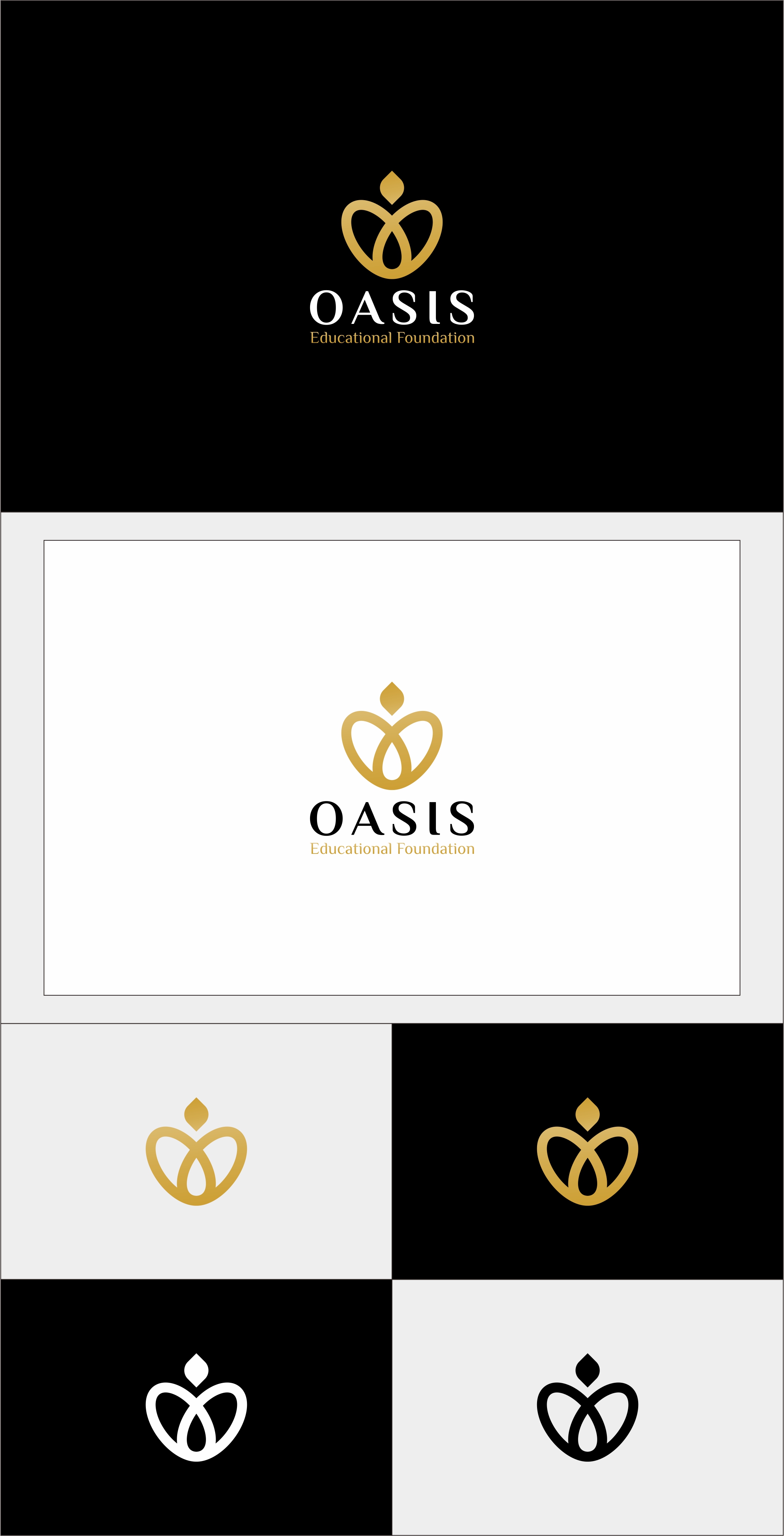 Logo Design by Student_art for Oasis Edu atioanl Foundation | Design #31038471