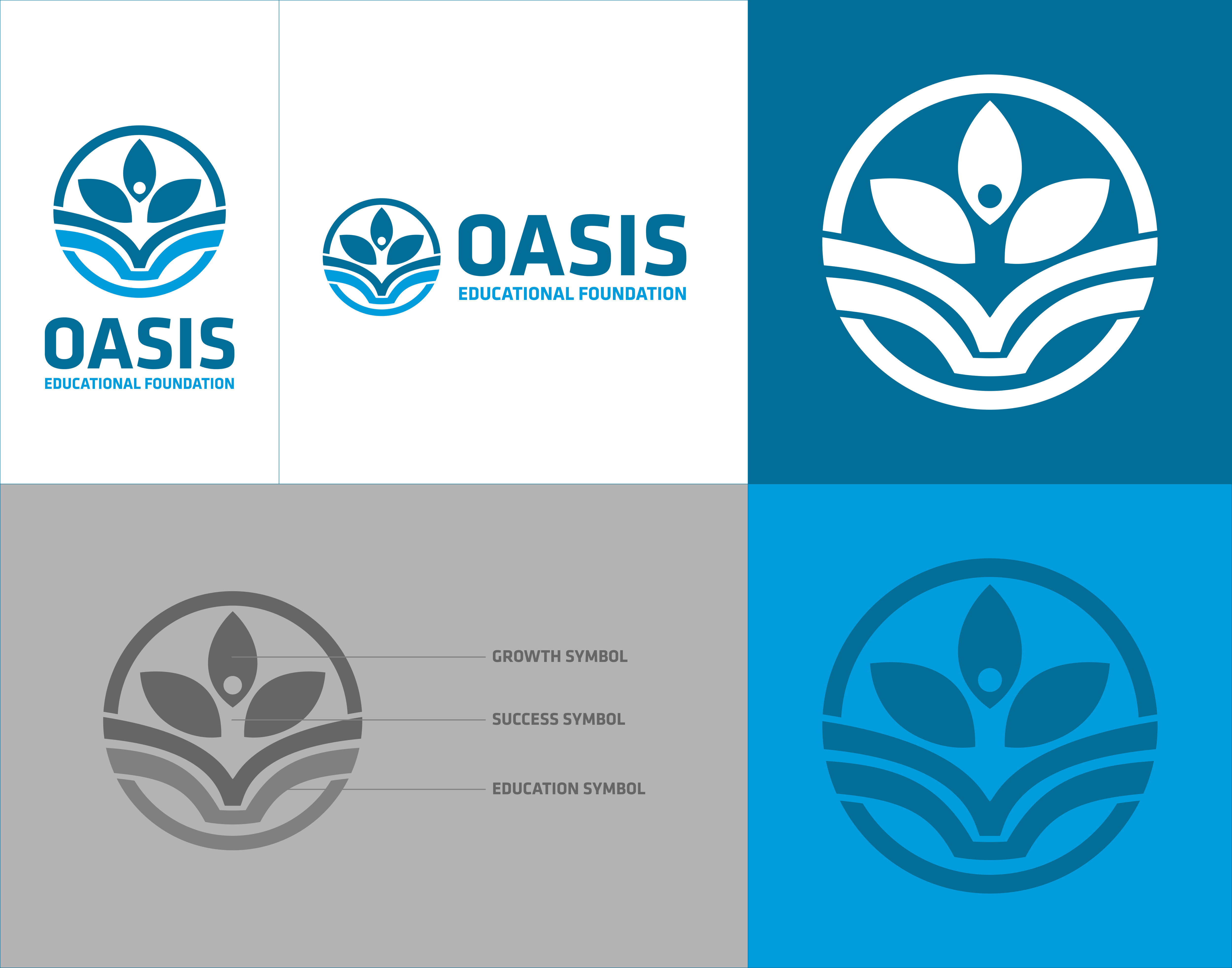 Logo Design by GambarSERU for Oasis Edu atioanl Foundation | Design #31018735
