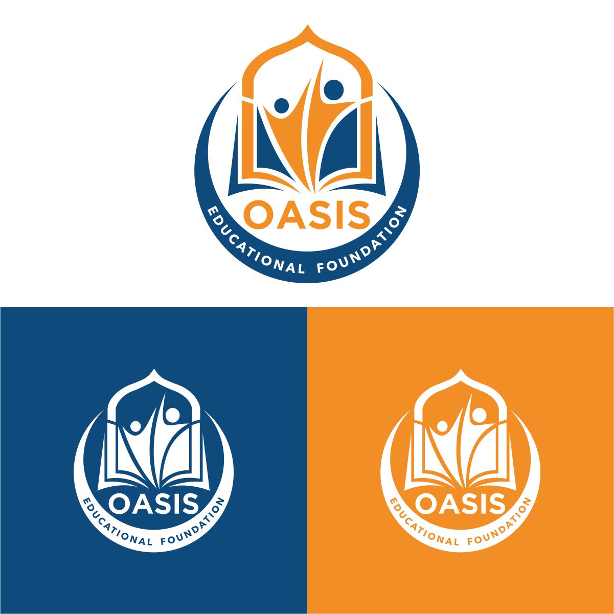 Logo Design by creative.bugs for Oasis Edu atioanl Foundation | Design #31036144