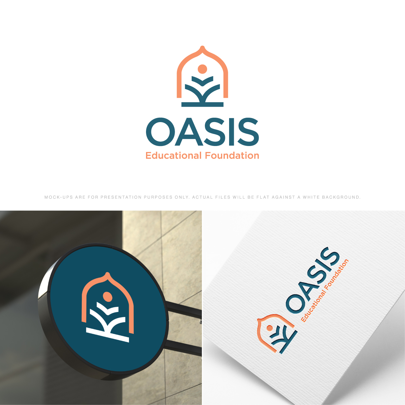 Logo Design by The Lion Studios for Oasis Edu atioanl Foundation | Design #31020535
