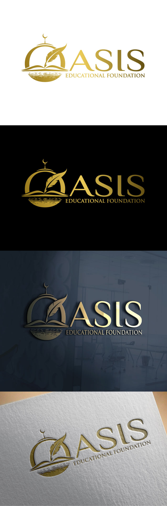 Logo Design by designA78 for Oasis Edu atioanl Foundation | Design #31020063