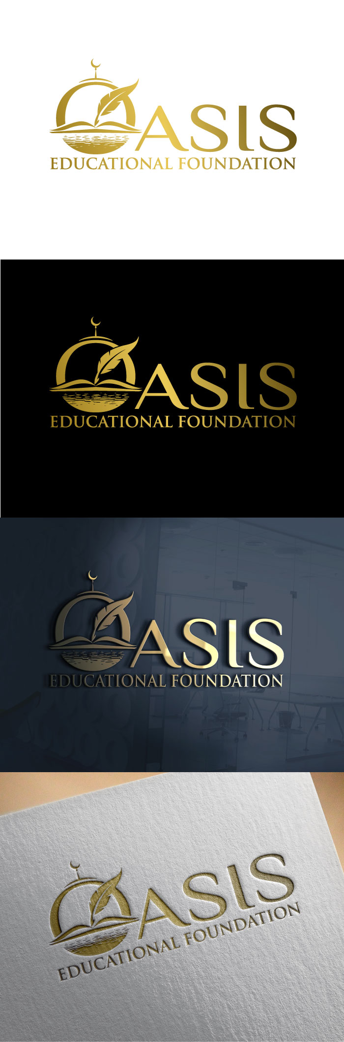Logo Design by designA78 for Oasis Edu atioanl Foundation | Design #31020503
