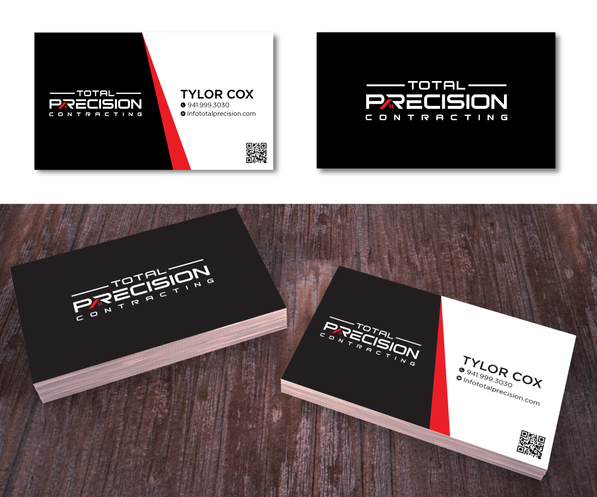 Diseño de Tarjeta de Presentación por Adi Graphics para Total Precision Contracting | Diseño #31026352