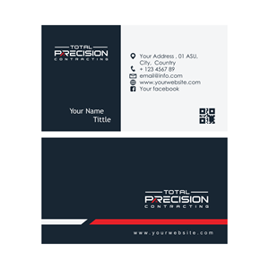 Design de Carte de Visite par Doa anakKU pour Total Precision Contracting | Design : #31026489