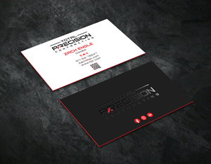 Business Card Design by Creative Moon Design for Total Precision Contracting | Design: #31031029