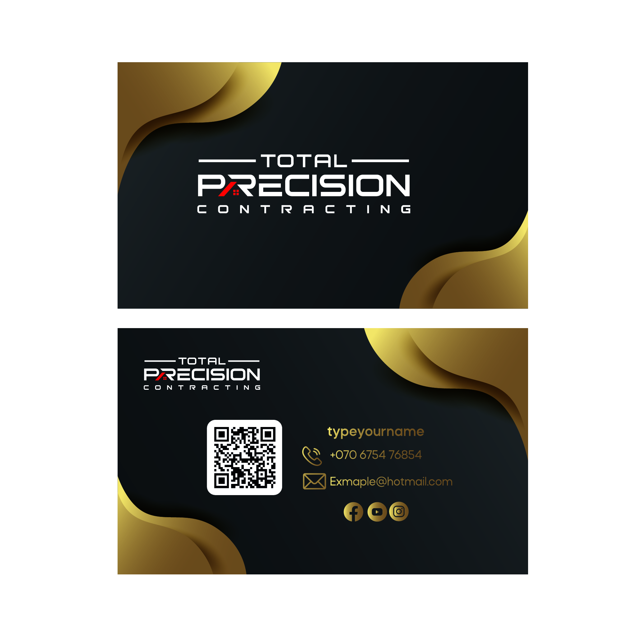 Business Card Design by Design Dock for Total Precision Contracting | Design #31026142