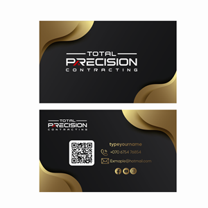 Design de Carte de Visite par Design Dock pour Total Precision Contracting | Design : #31026142