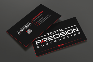 Business Card Design by Expert Bappy for Total Precision Contracting | Design: #31028555