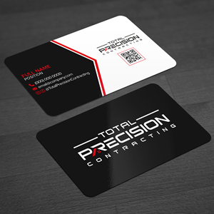 Design de Carte de Visite par WellDesign pour Total Precision Contracting | Design : #31025440