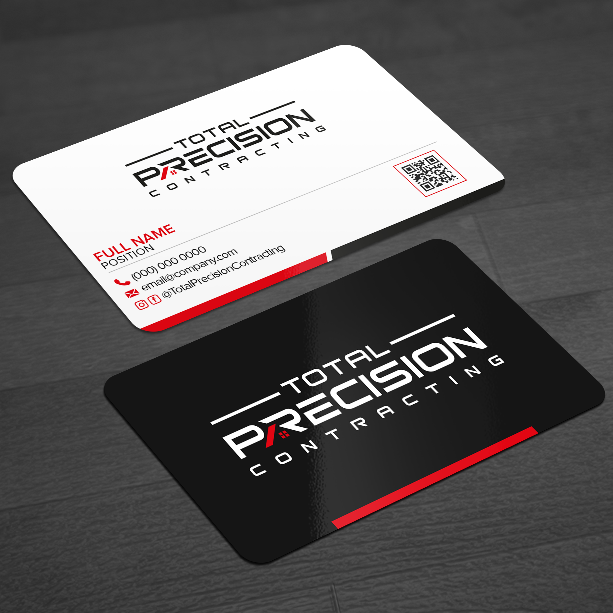 Business Card Design by WellDesign for Total Precision Contracting | Design #31025441