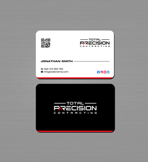 Design de Carte de Visite par Creations Box 2015 pour Total Precision Contracting | Design : #31030572
