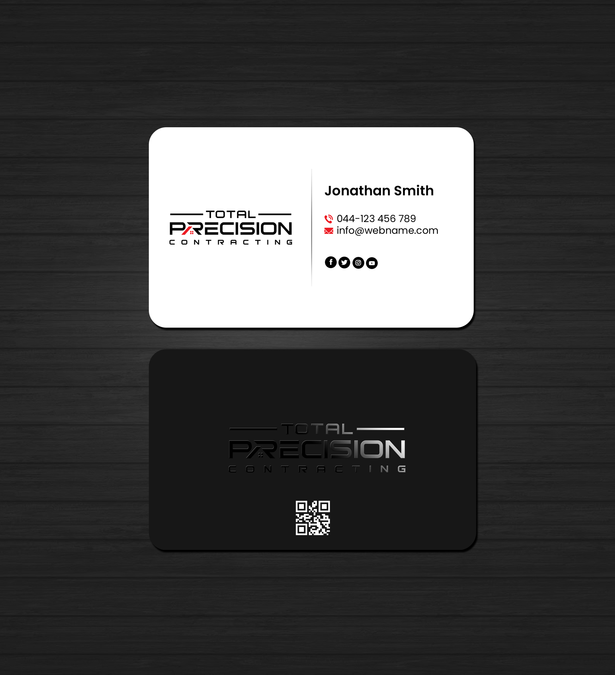 Visitenkarten-Design von Creations Box 2015 für Total Precision Contracting | Design #31030573