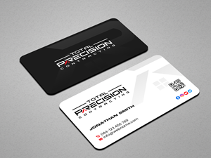 Design de Carte de Visite par Creations Box 2015 pour Total Precision Contracting | Design : #31030575