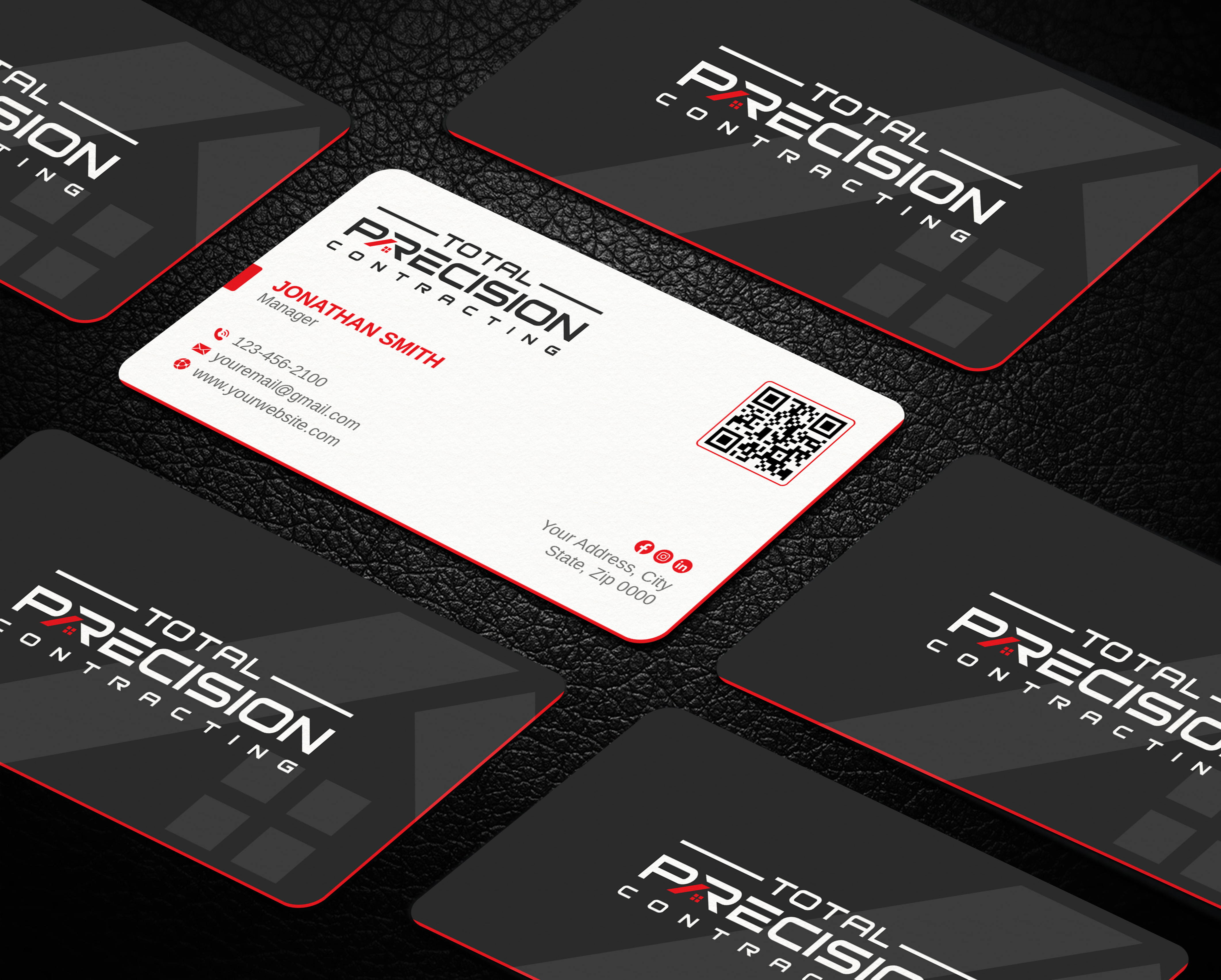 Design de Carte de Visite par LAXMI DESIGNHUB pour Total Precision Contracting | Design #31026270