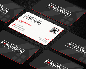 Diseño de Tarjeta de Presentación por Pictorial para Total Precision Contracting | Diseño #31026270
