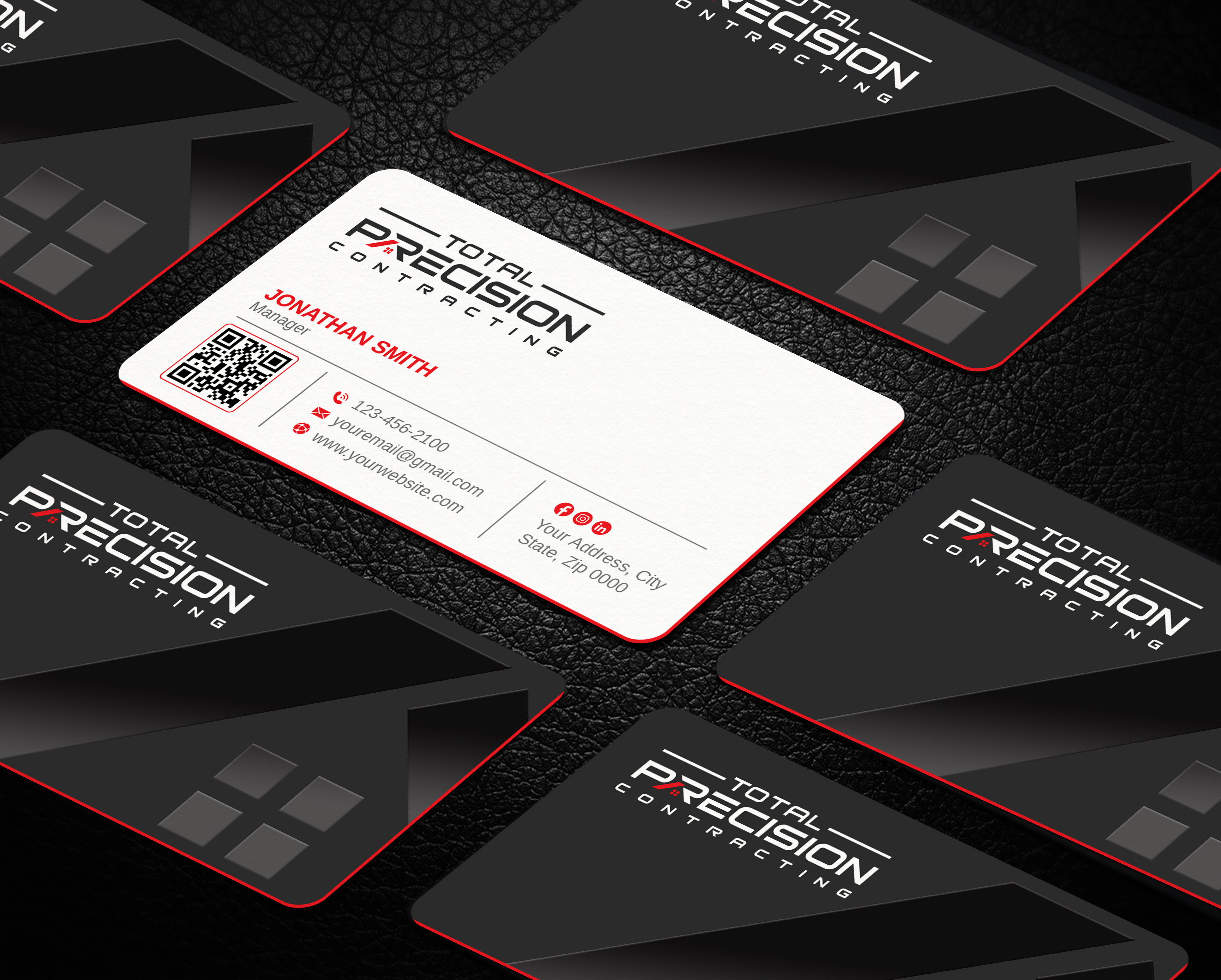 Design de Carte de Visite par LAXMI DESIGNHUB pour Total Precision Contracting | Design #31026272