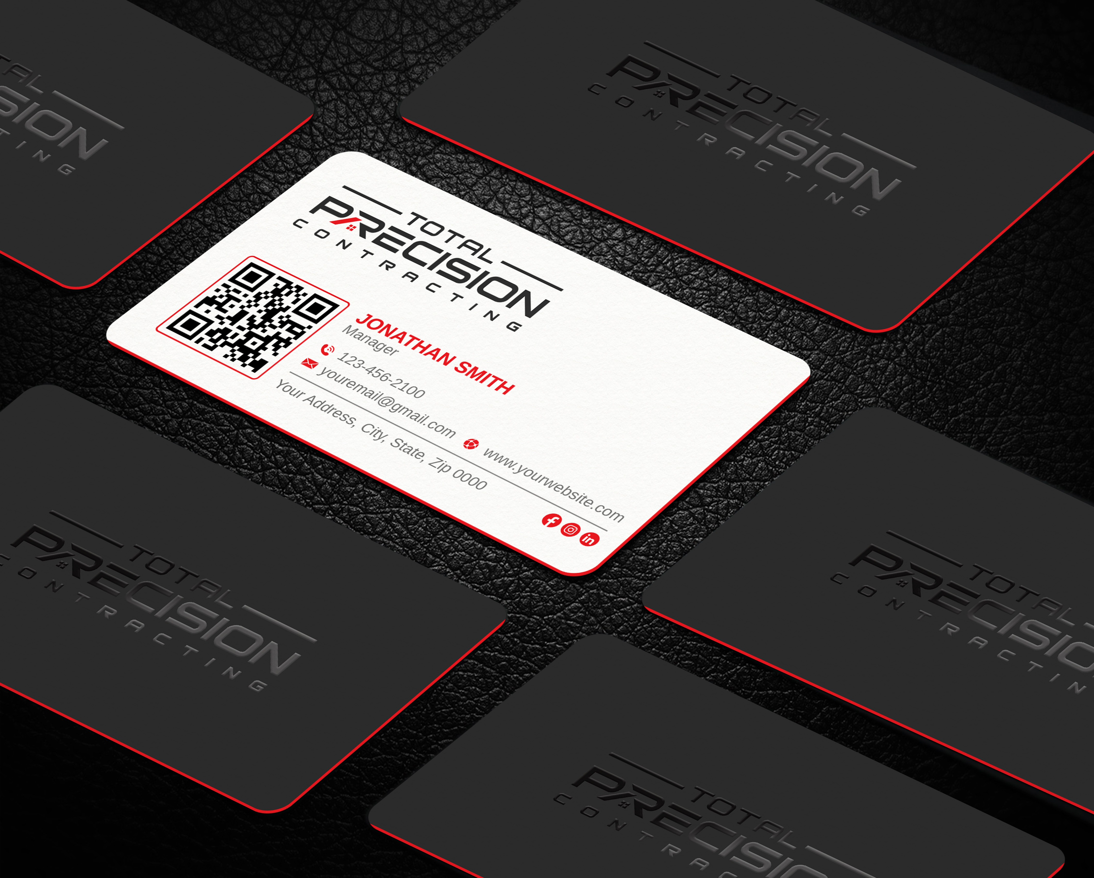 Design de Carte de Visite par LAXMI DESIGNHUB pour Total Precision Contracting | Design #31026284