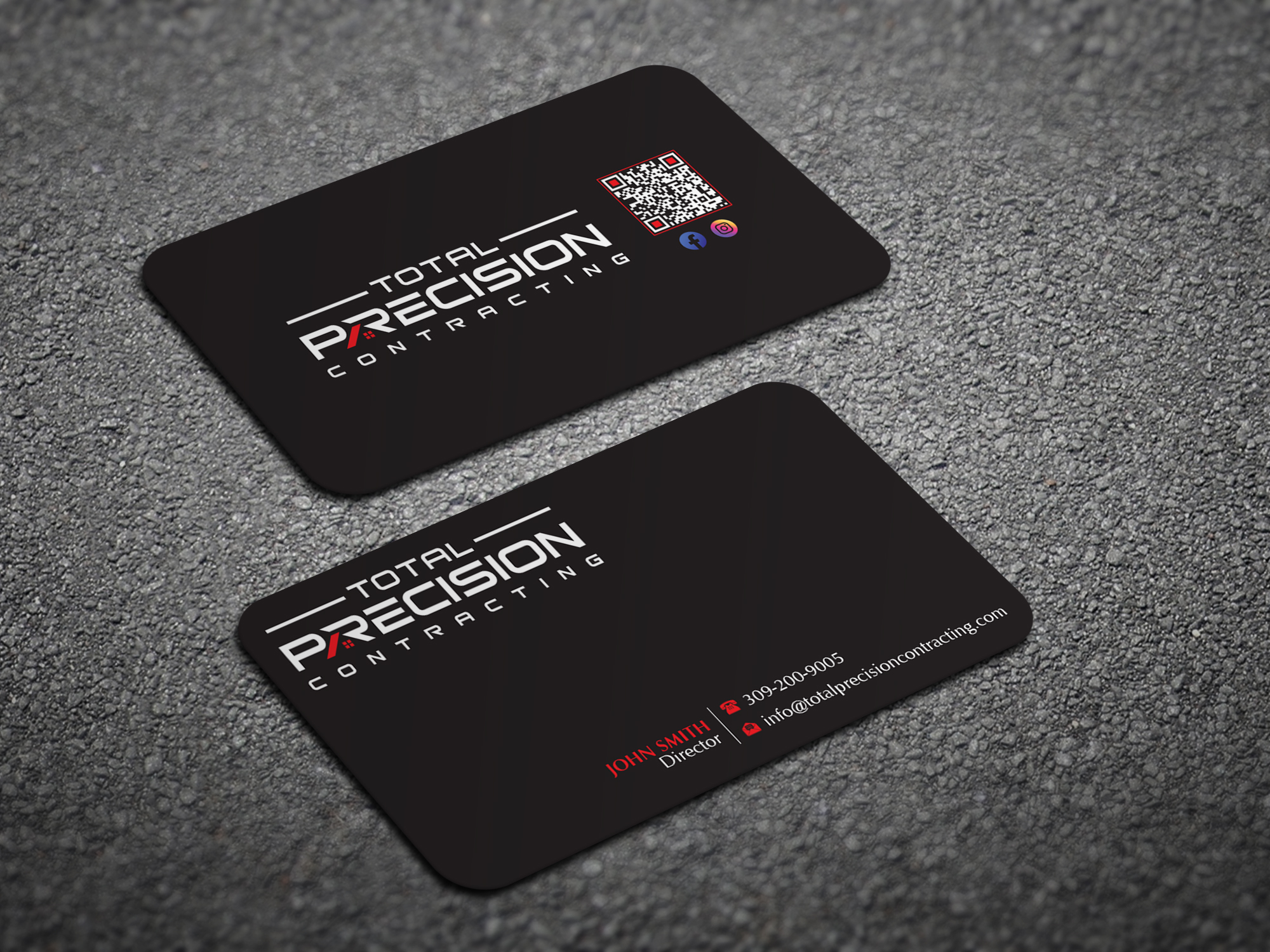 Design de Carte de Visite par Magic of Art pour Total Precision Contracting | Design #31028968