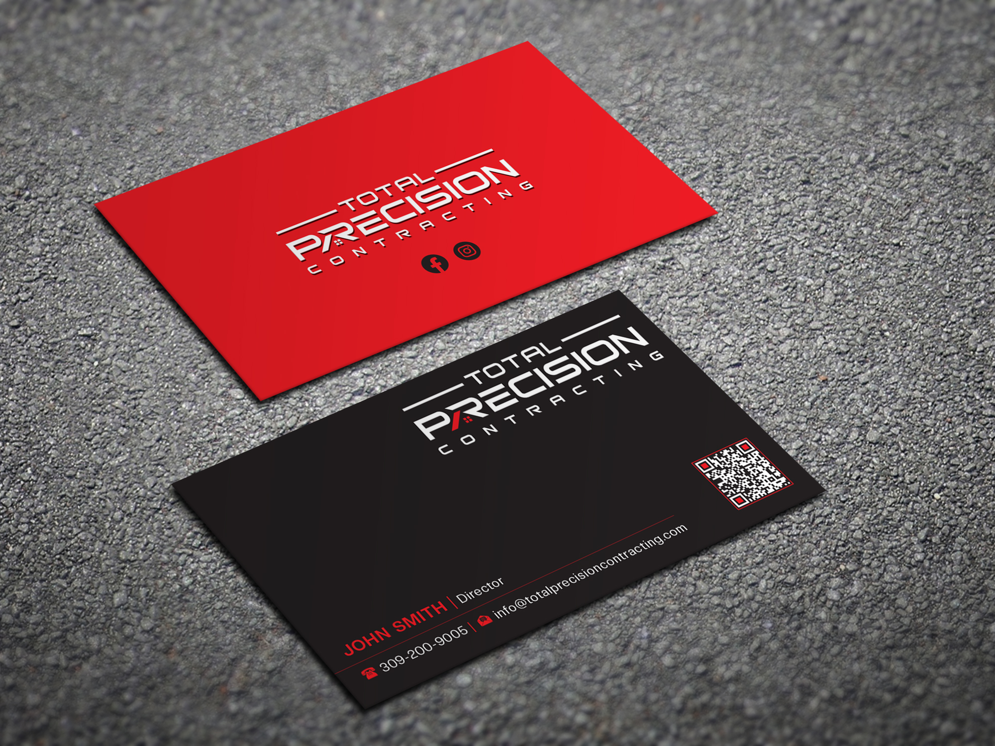 Diseño de Tarjeta de Presentación por Magic of Art para Total Precision Contracting | Diseño #31028969