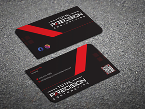Business Card Design by Magic of Art for Total Precision Contracting | Design: #31028971
