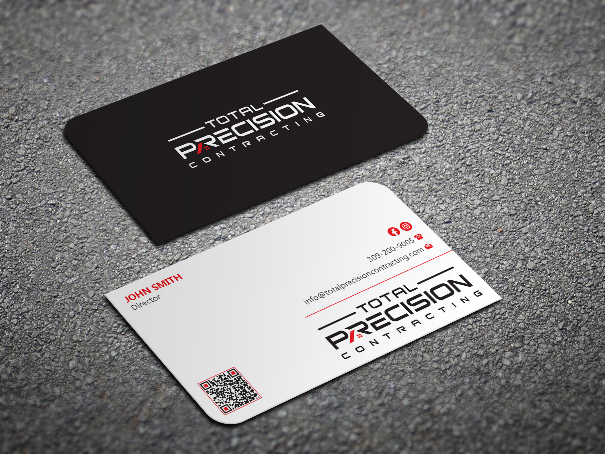 Design de Carte de Visite par Magic of Art pour Total Precision Contracting | Design #31028973