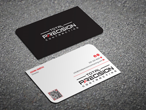 Business Card Design by Magic of Art for Total Precision Contracting | Design: #31028973