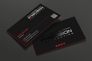 Design de Carte de Visite par DesignShout pour Total Precision Contracting | Design : #31027083