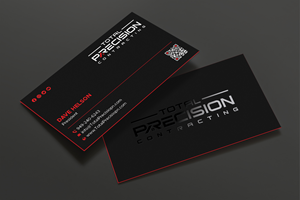 Design de Carte de Visite par DesignShout pour Total Precision Contracting | Design : #31027084