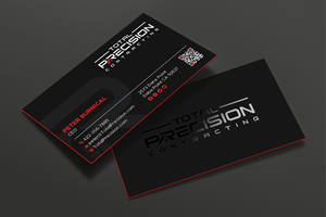 Design de Carte de Visite par DesignShout pour Total Precision Contracting | Design : #31027212
