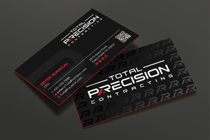 Design de Carte de Visite par DesignShout pour Total Precision Contracting | Design : #31027251