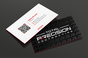 Design de Carte de Visite par DesignShout pour Total Precision Contracting | Design : #31027281