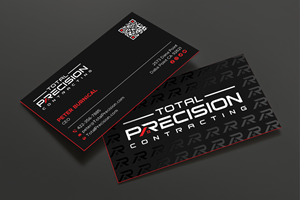 Design de Carte de Visite par DesignShout pour Total Precision Contracting | Design : #31027308