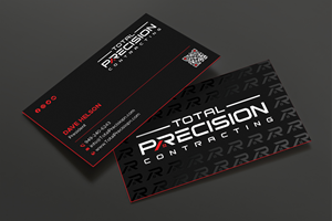 Business Card Design by DesignShout for Total Precision Contracting | Design: #31027333
