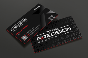 Business Card Design by DesignShout for Total Precision Contracting | Design: #31027441