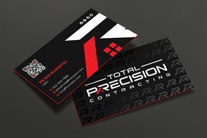 Business Card Design by DesignShout for Total Precision Contracting | Design: #31030323