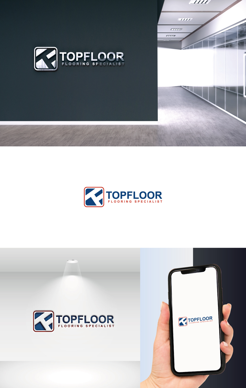 Logo Design by Visionarydexiner for Topfloor | Design #31035702
